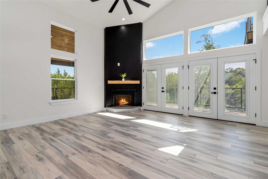 Vaulted ceilings create an open, airy ambiance that enhances the sense of space and light Vaulted ceilings create an open, airy ambiance that enhances the sense of space and light