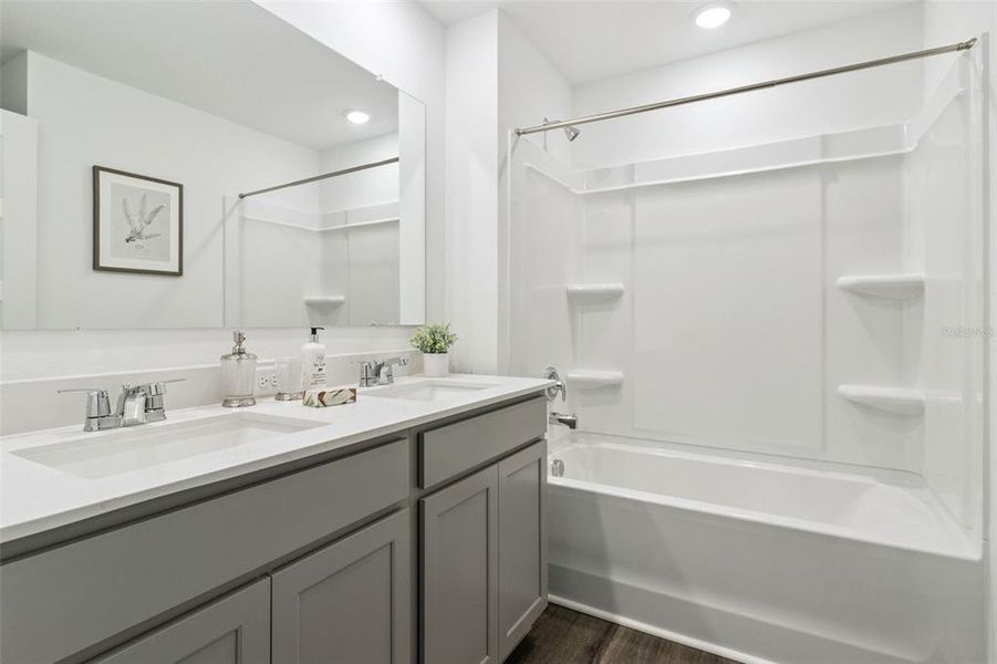 Furnished interior view inside a new home in Magnolia Pointe, Umatilla (Image 14).