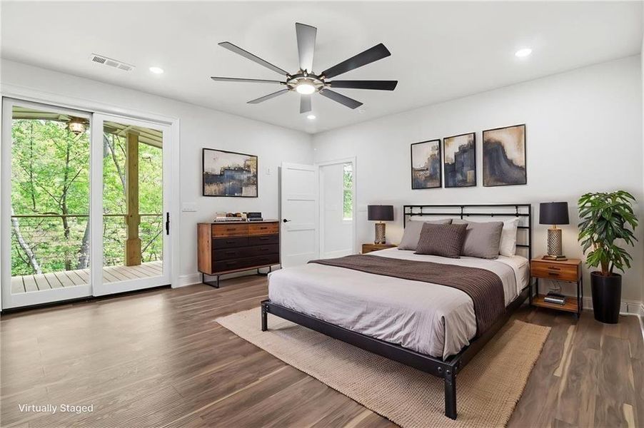Furnished interior view inside a new home in , Acworth (Image 50).