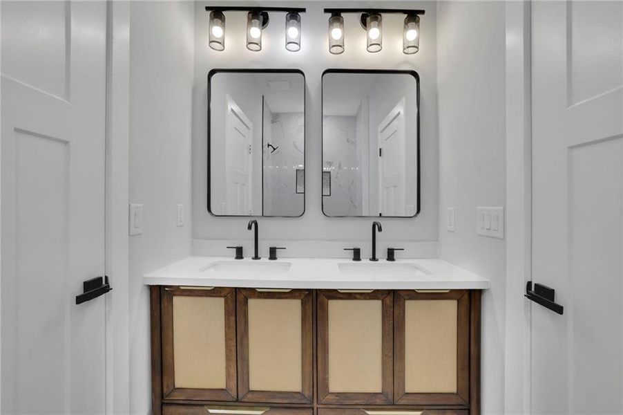 Furnished interior view inside a new home in , Kennesaw (Image 17).