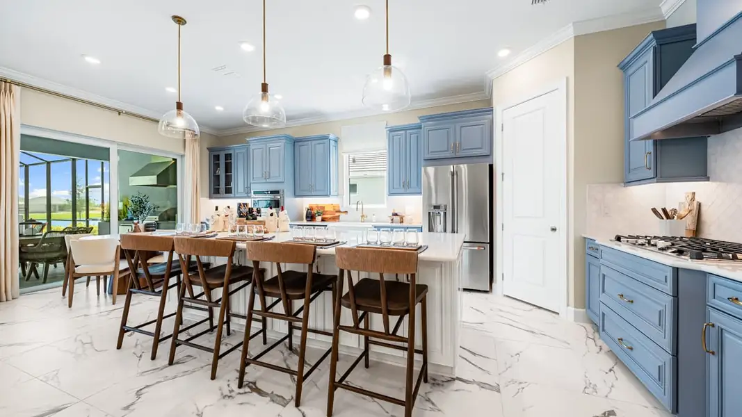 Furnished interior view inside a new home in Coasterra Community Group Page, Palmetto (Image 4).