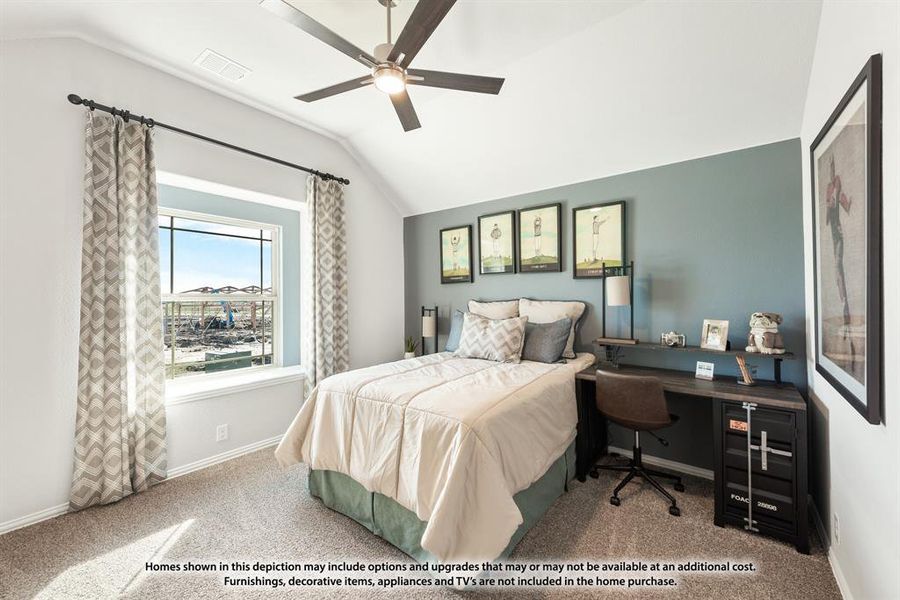 Furnished interior view inside a new home in North Grove, Waxahachie (Image 33).