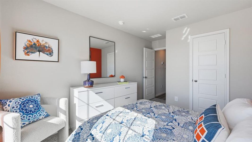 Furnished interior view inside a new home in Lonestar at Liberty Trails, Fort Worth (Image 14).