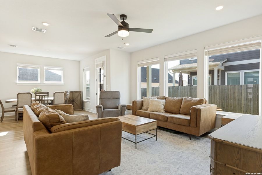 Furnished interior view inside a new home in Sunfield, Buda (Image 11). Furnished interior view inside a new home in Sunfield, Buda (Image 11).