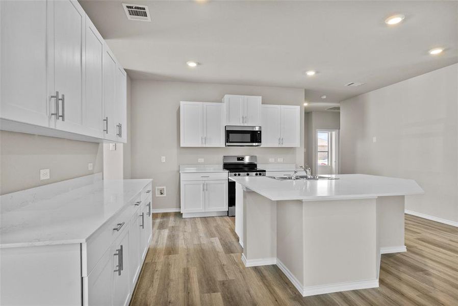 Furnished interior view inside a new home in , Cleburne (Image 6). Furnished interior view inside a new home in , Cleburne (Image 6).