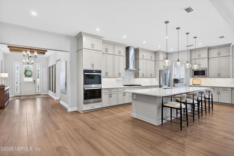 Furnished interior view inside a new home in RiverTown, St. Johns (Image 42).