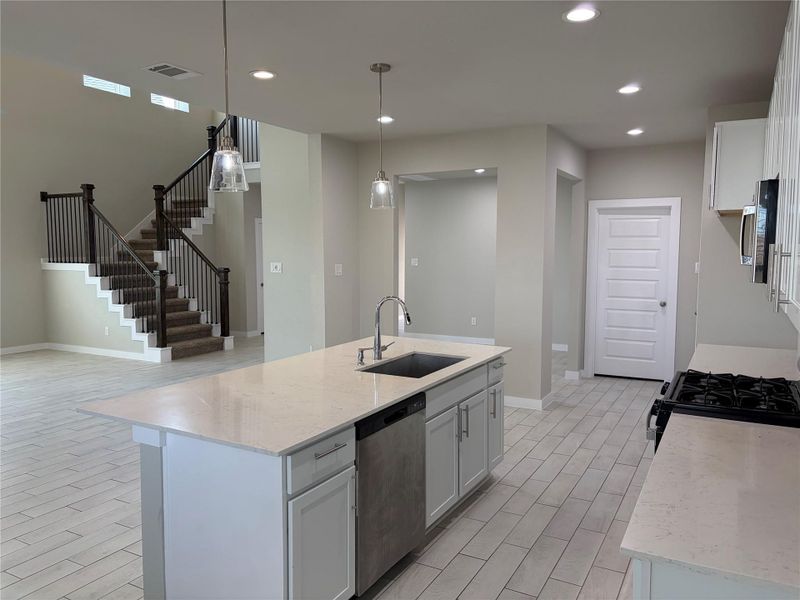 Furnished interior view inside a new home in Morton Creek Ranch, Katy (Image 7).