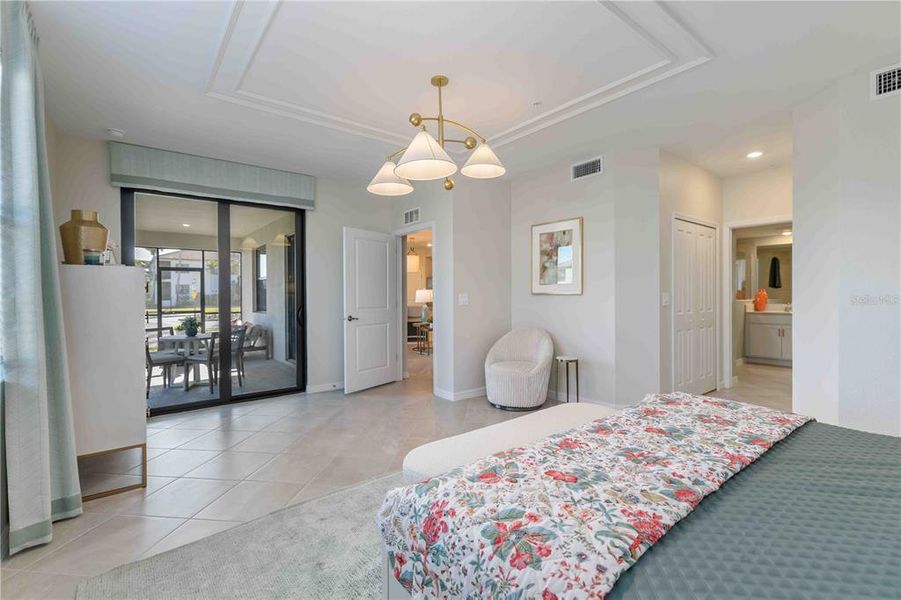 Furnished interior view inside a new home in Legends Cove, Bradenton (Image 22).