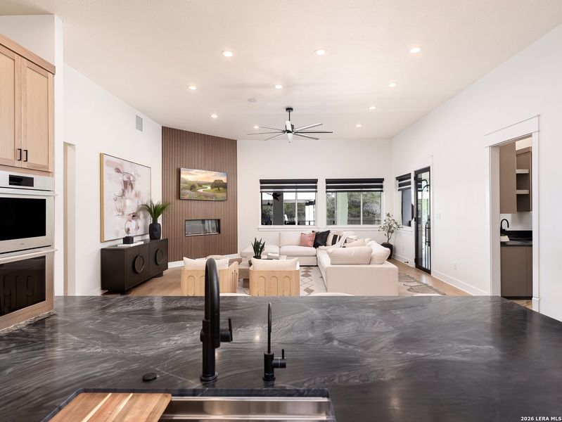 Furnished interior view inside a new home in , Boerne (Image 14).