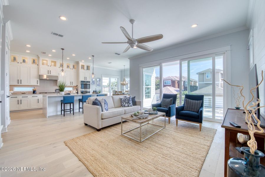 Furnished interior view inside a new home in , Jacksonville Beach (Image 17).