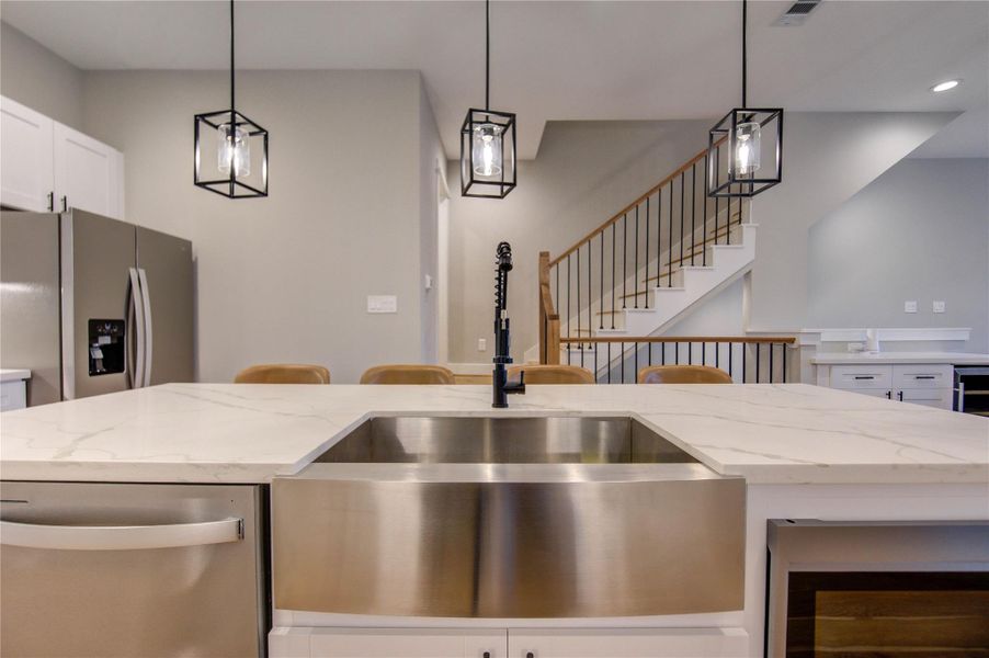 Close-up of interior finishes inside a home in , Houston (Image 20).