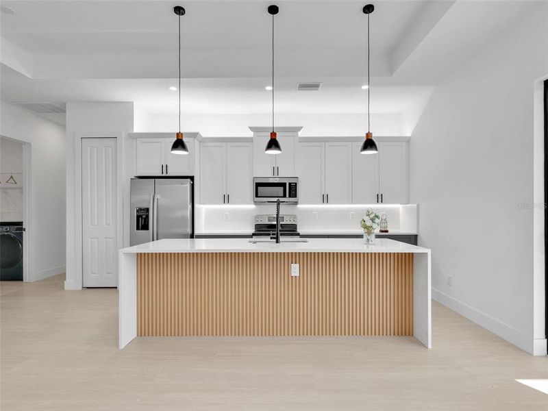 Furnished interior view inside a new home in , Cape Coral (Image 9). Furnished interior view inside a new home in , Cape Coral (Image 9).