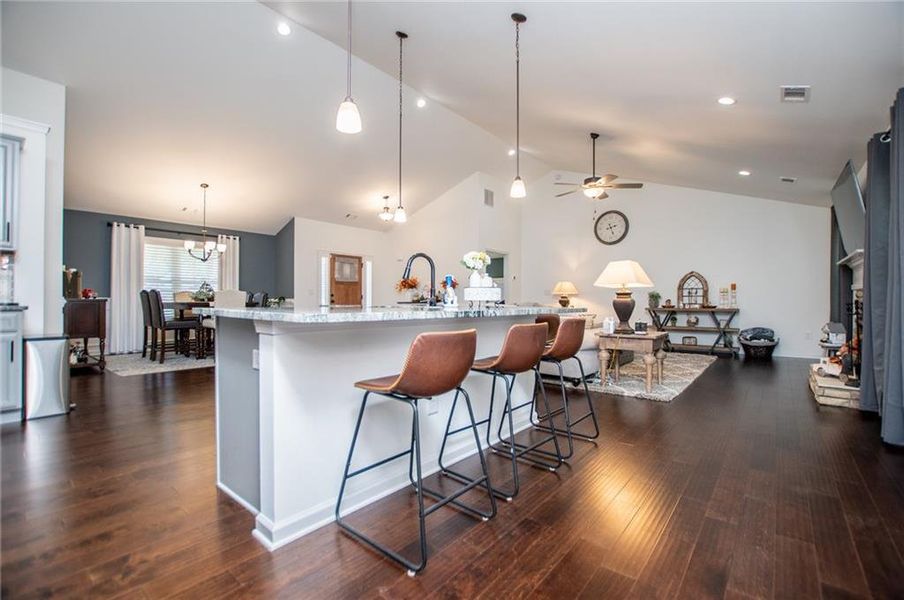 Furnished interior view inside a new home in , Villa Rica (Image 11). Furnished interior view inside a new home in , Villa Rica (Image 11).