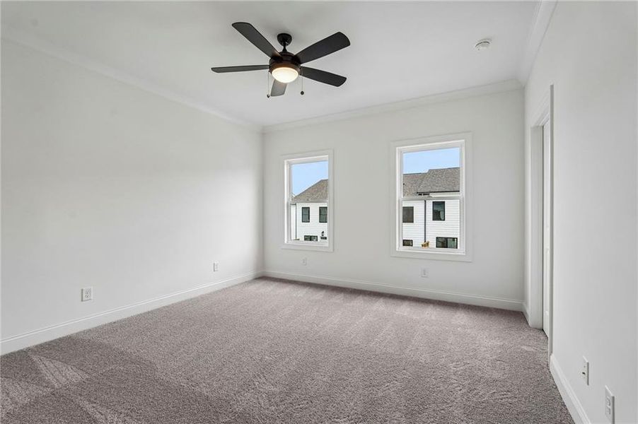 Spacious, unfurnished interior of a new home in Millcroft Townhomes, Buford (Image 25). Spacious, unfurnished interior of a new home in Millcroft Townhomes, Buford (Image 25).