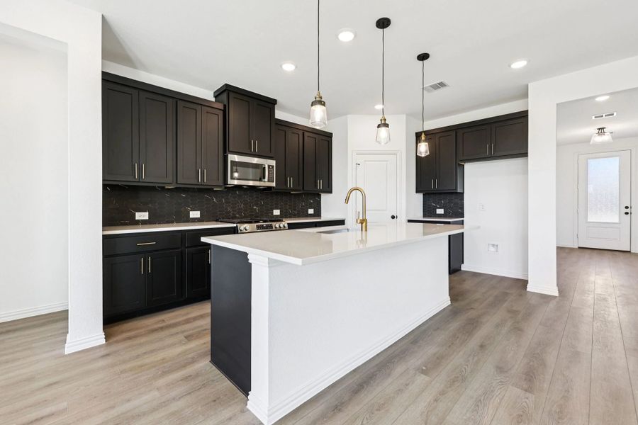 Kitchen featuring the Noir Collection