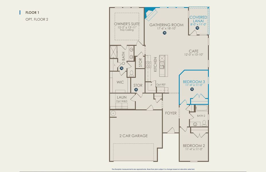 Bedrock Floor Plan, Quick Move-In Home, Floor 1 Bedrock Floor Plan, Quick Move-In Home, Floor 1