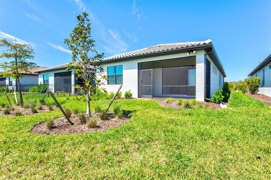 Exterior details and patio area of a home in , Nokomis (Image 30).