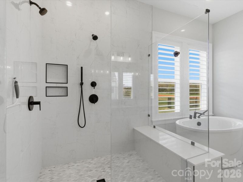 Furnished interior view inside a new home in Broadmoor at Marvin, Marvin (Image 33).