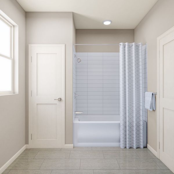 Representative furnished interior of a home built from the 3201 by Tri Pointe Homes in The Aurora Highlands, Aurora (Image 15).