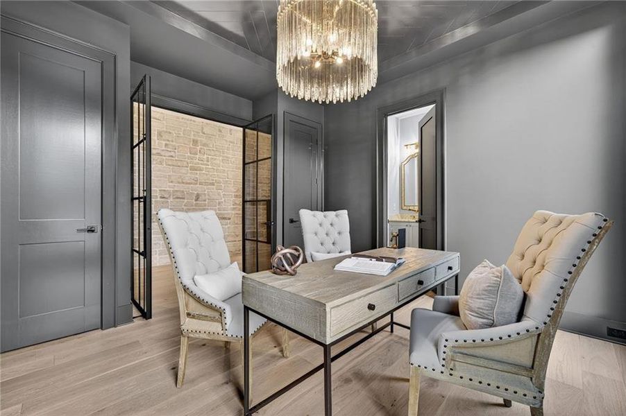 Furnished interior view inside a new home in , Alpharetta (Image 30).