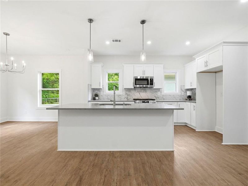 Furnished interior view inside a new home in , Marietta (Image 9).