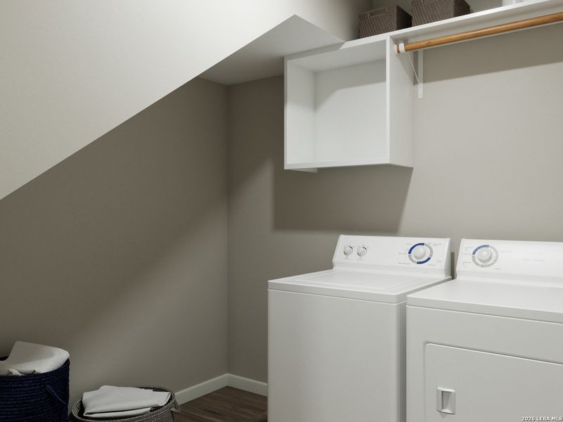 Close-up of interior finishes inside a home in Swenson Heights, Seguin (Image 21).