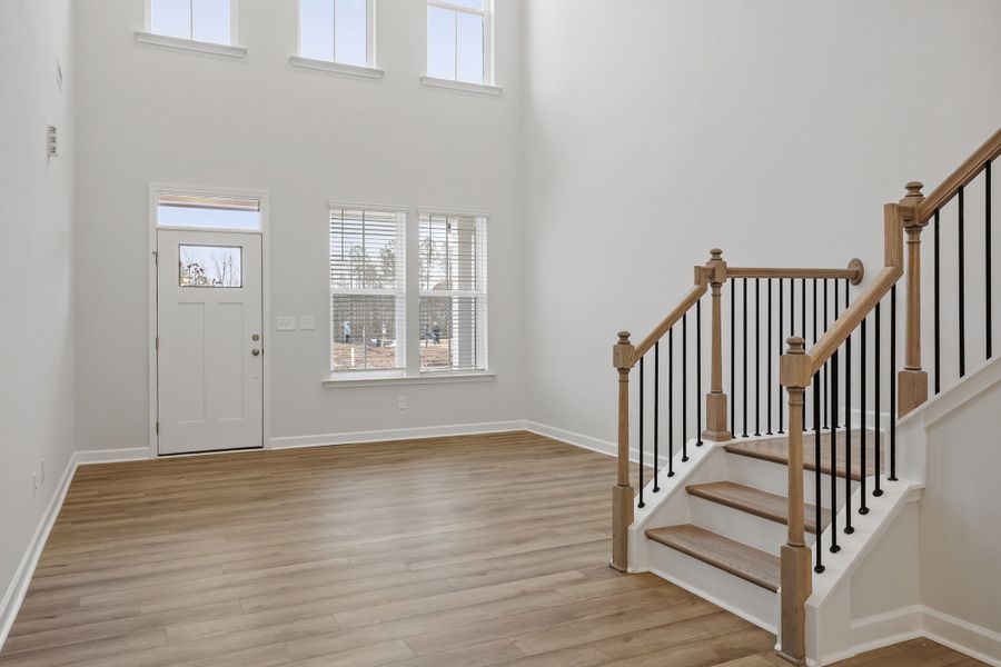 Spacious, unfurnished interior of a new home in Ovation at Sweetbrier, Durham (Image 18).