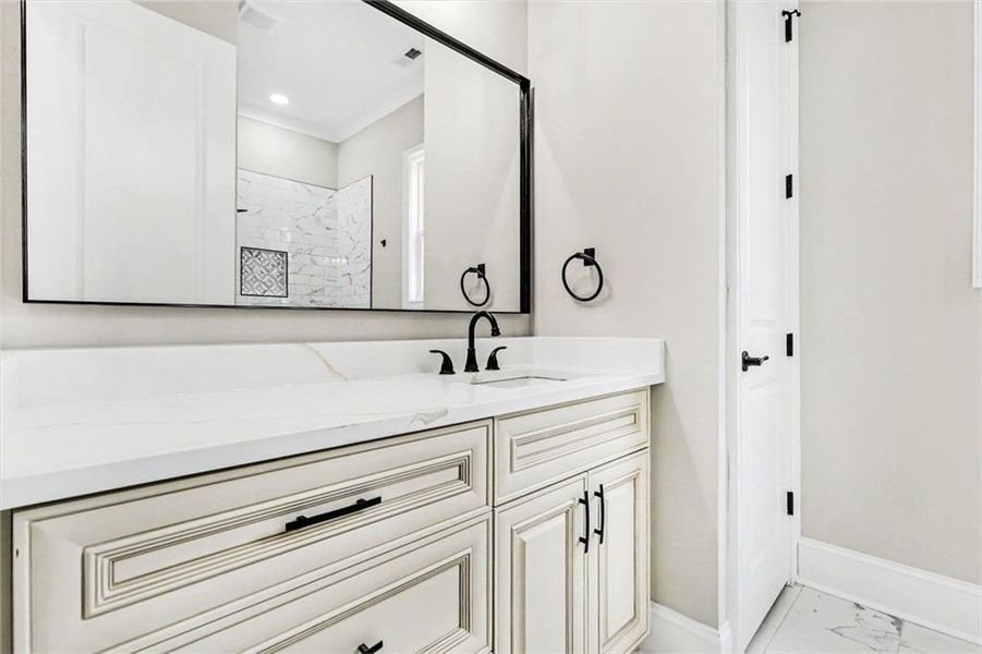 Furnished interior view inside a new home in , Atlanta (Image 10).