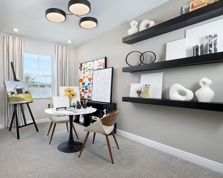 Representative furnished interior of a home built from the Townsend by Mattamy Homes in Newfield, Palm City (Image 14). Representative furnished interior of a home built from the Townsend by Mattamy Homes in Newfield, Palm City (Image 14).