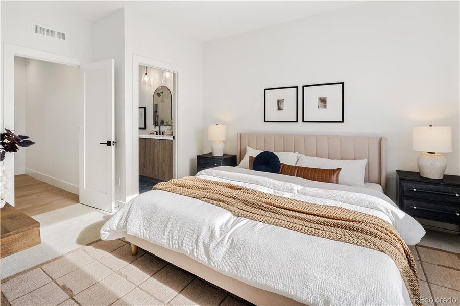 Furnished interior view inside a new home in , Denver (Image 13).
