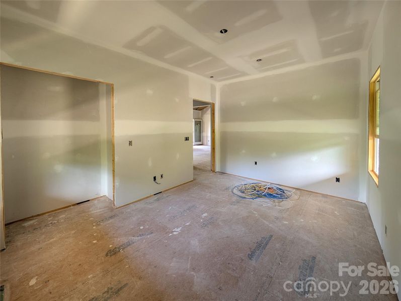 Additional view of Bedroom off Great Room on main level