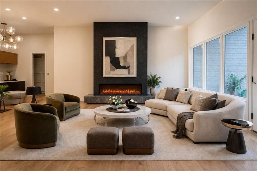 Furnished interior view inside a new home in , Scottdale (Image 5). Furnished interior view inside a new home in , Scottdale (Image 5).