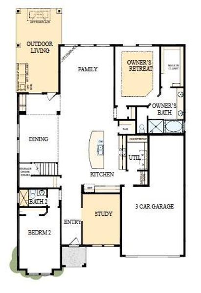 The success of a floor plan is the way you can move through it…You’ll be amazed at how well this home lives…We call it traffic patterns.