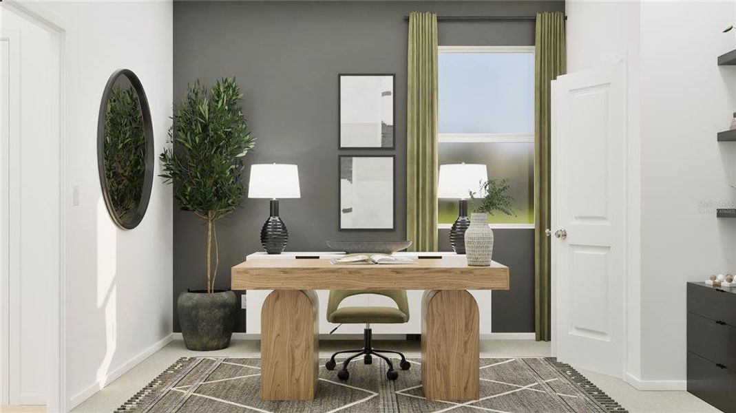 Furnished interior view inside a new home in Bridgewalk, St. Cloud (Image 6).