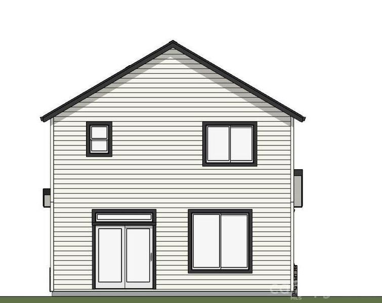 Exterior rendering of this home design in , Hickory, NC (Image 15).