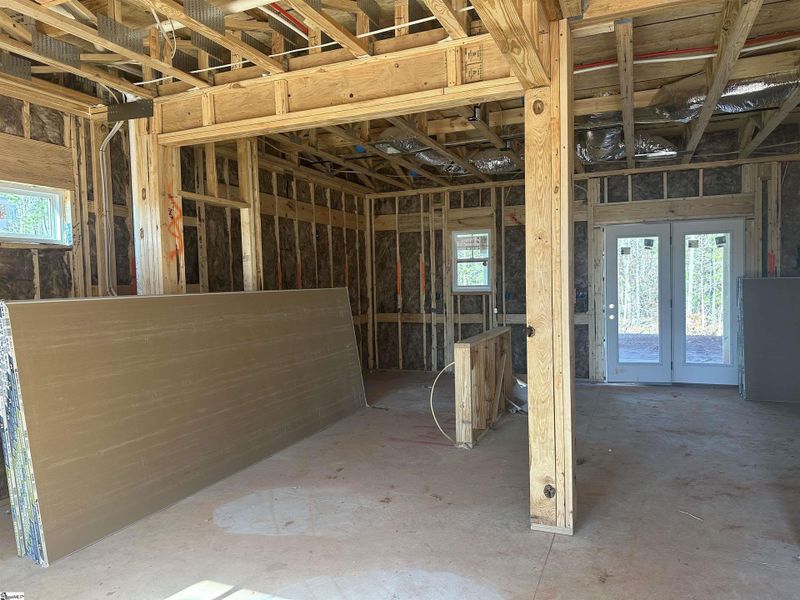 In-progress construction of a new home in Shiloh Trail, Wellford, SC (Image 13).