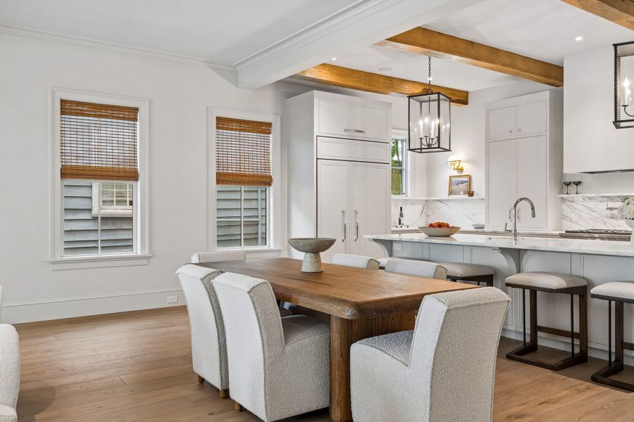 Furnished interior view inside a new home in , Charleston (Image 10).