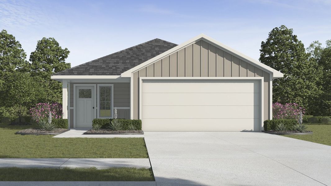 Representative exterior photo of a completed home built from the Brooke by D.R. Horton in Ranger Crossing, Princeton, TX (Image 2).