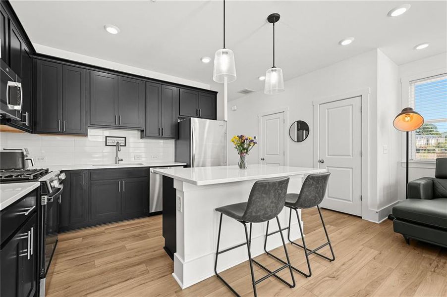 Furnished interior view inside a new home in , Atlanta (Image 19).