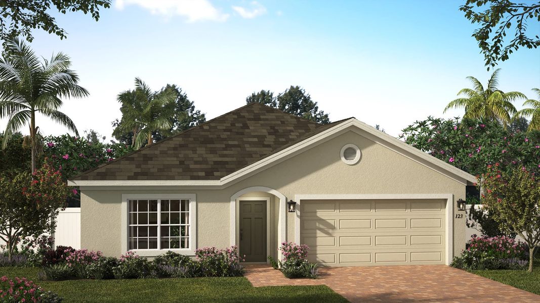 Elevation 1 | Kensington Flex | New Homes in Florida | Landsea Homes