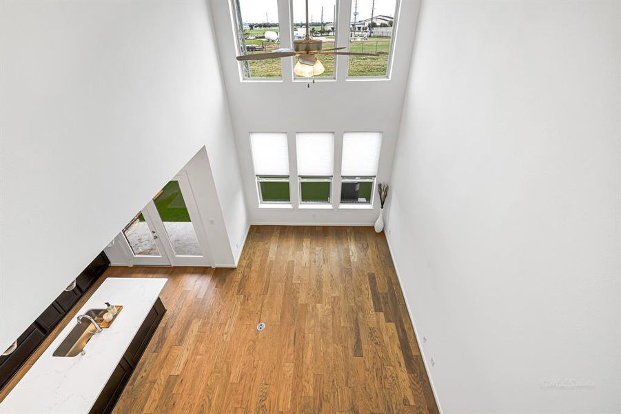 Two story ceilings w/tons of natural light