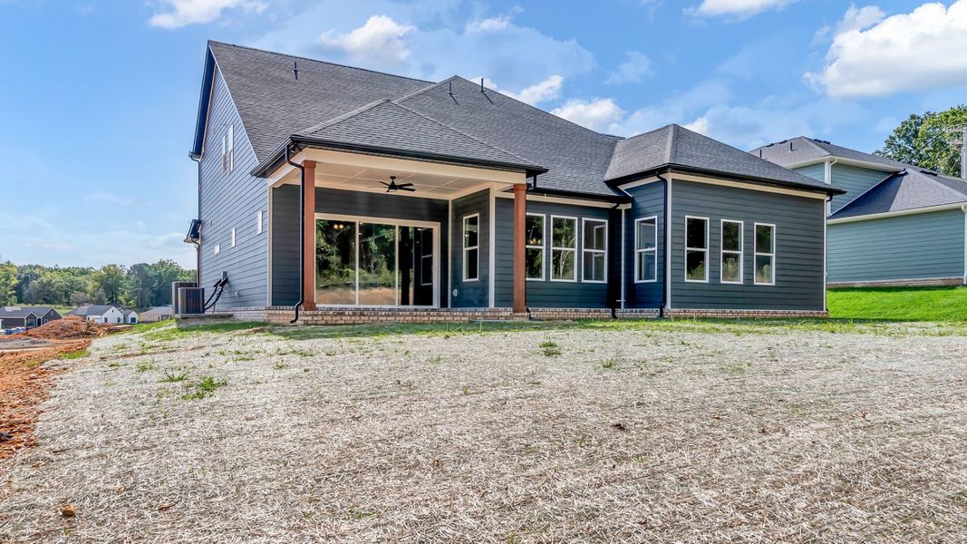 Exterior details and patio area of a home in Brush Creek, Fairview (Image 25). Exterior details and patio area of a home in Brush Creek, Fairview (Image 25).
