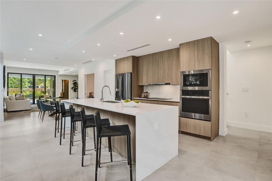Furnished interior view inside a new home in , Miami (Image 12).