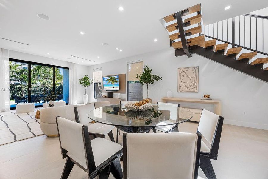 Furnished interior view inside a new home in , Fort Lauderdale (Image 60).