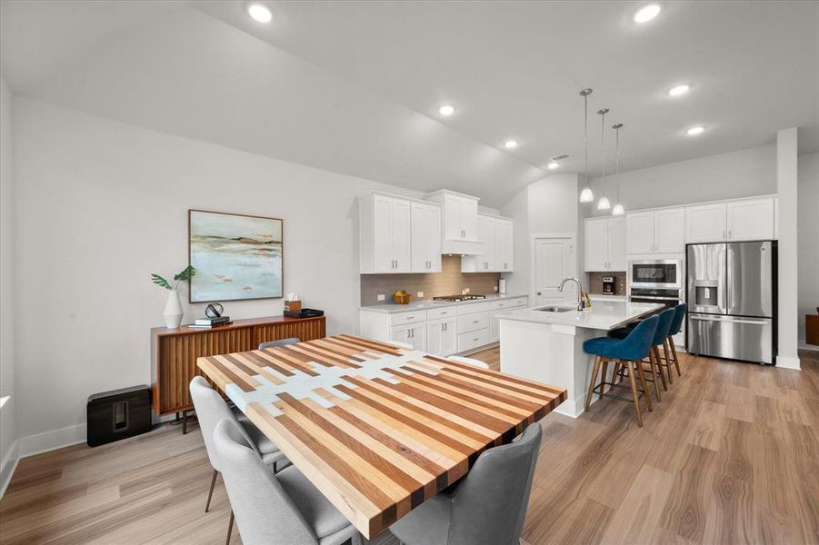 Furnished interior view inside a new home in Inspiration Collection at Bridgewater, Midlothian (Image 15).