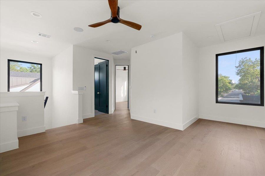 Upstairs living area Upstairs living area