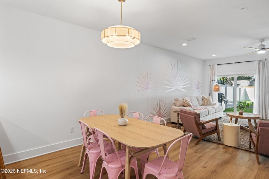 Furnished interior view inside a new home in , Jacksonville Beach (Image 7). Furnished interior view inside a new home in , Jacksonville Beach (Image 7).