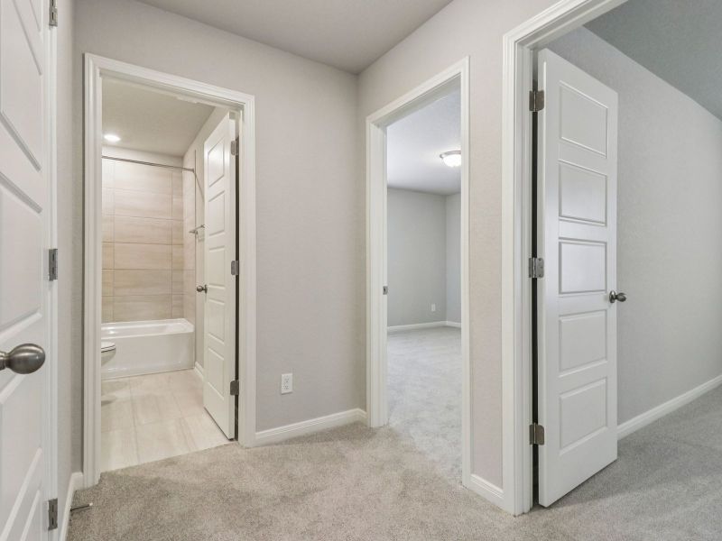 Spacious, unfurnished interior of a new home in Sagebrooke - Classic Series, San Antonio (Image 17).