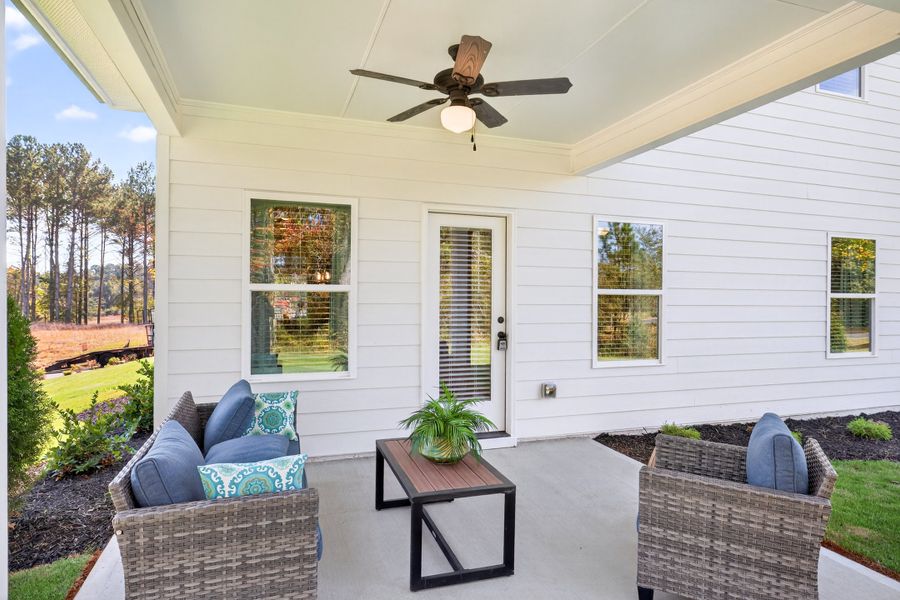 Exterior details and patio area of a home in Allen Manor, Hoschton (Image 20). Exterior details and patio area of a home in Allen Manor, Hoschton (Image 20).