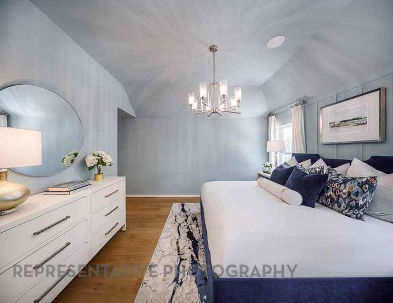 Furnished interior view inside a new home in , Cypress (Image 19).